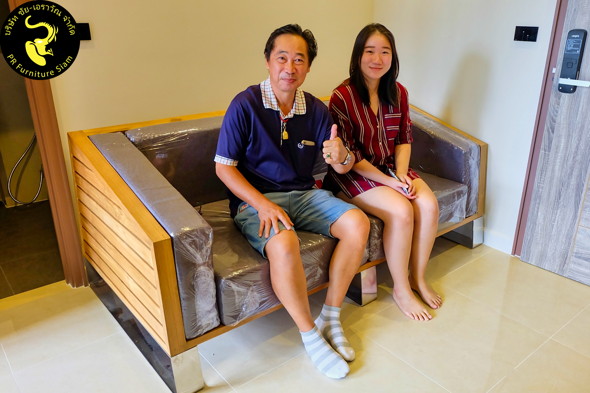 Review ชุดเฟอร์นิเจอร์ไม้สัก เฟอร์นิเจอร์ไม้สั่งทำตามแบบ (5) เฟอร์นิเจอร์ไม้ , ชุดโซฟาไม้สักขาสแตนเลส สั่งทำตามแบบ