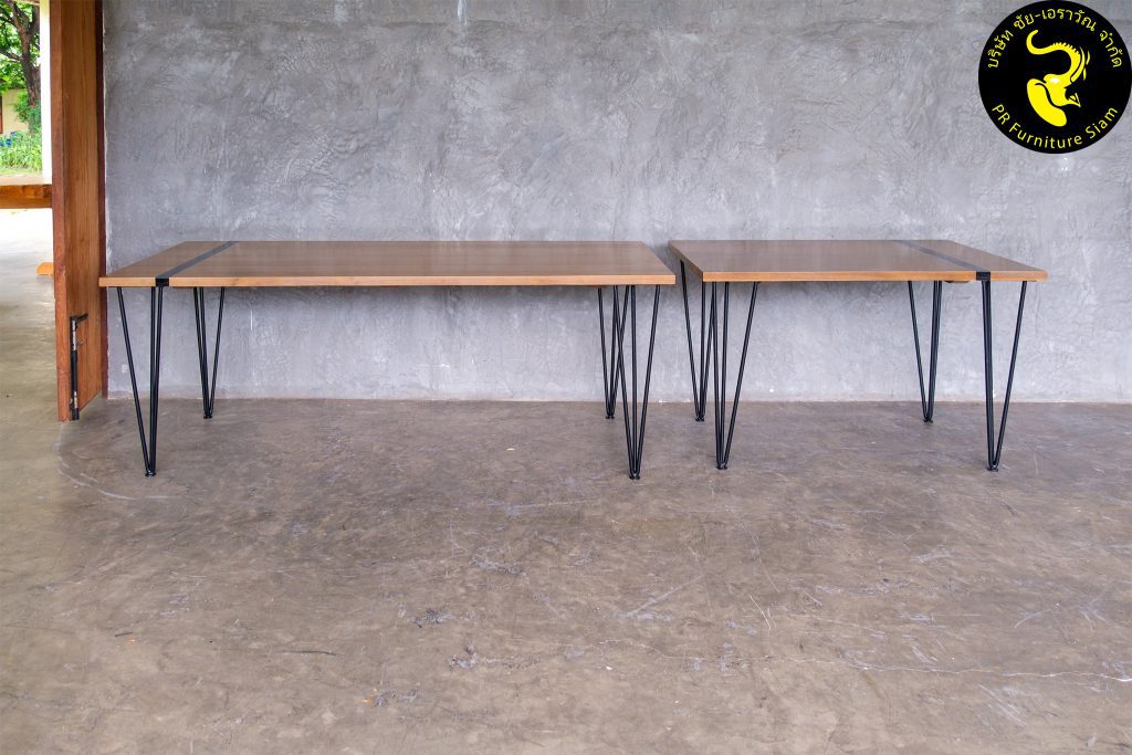 โต๊ะไม้ขาเหล็ก,โต๊ะไม้สักขาเหล็ก,โต๊ะไม้สักขาเหล็กโมเดิร์น,โต๊ะไม้ขาเหล็ก loft,โต๊ะขาเหล็กหน้าไม้