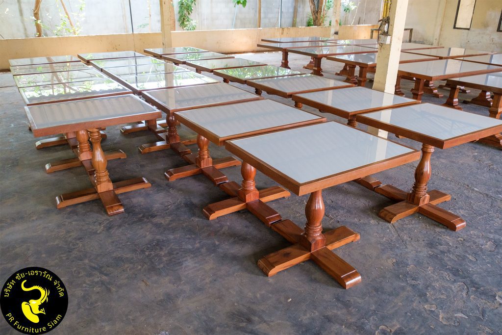 โต๊ะไม้ร้านอาหาร,ชุดโต๊ะไม้ร้านอาหาร,โต๊ะเก้าอี้ไม้ร้านอาหาร